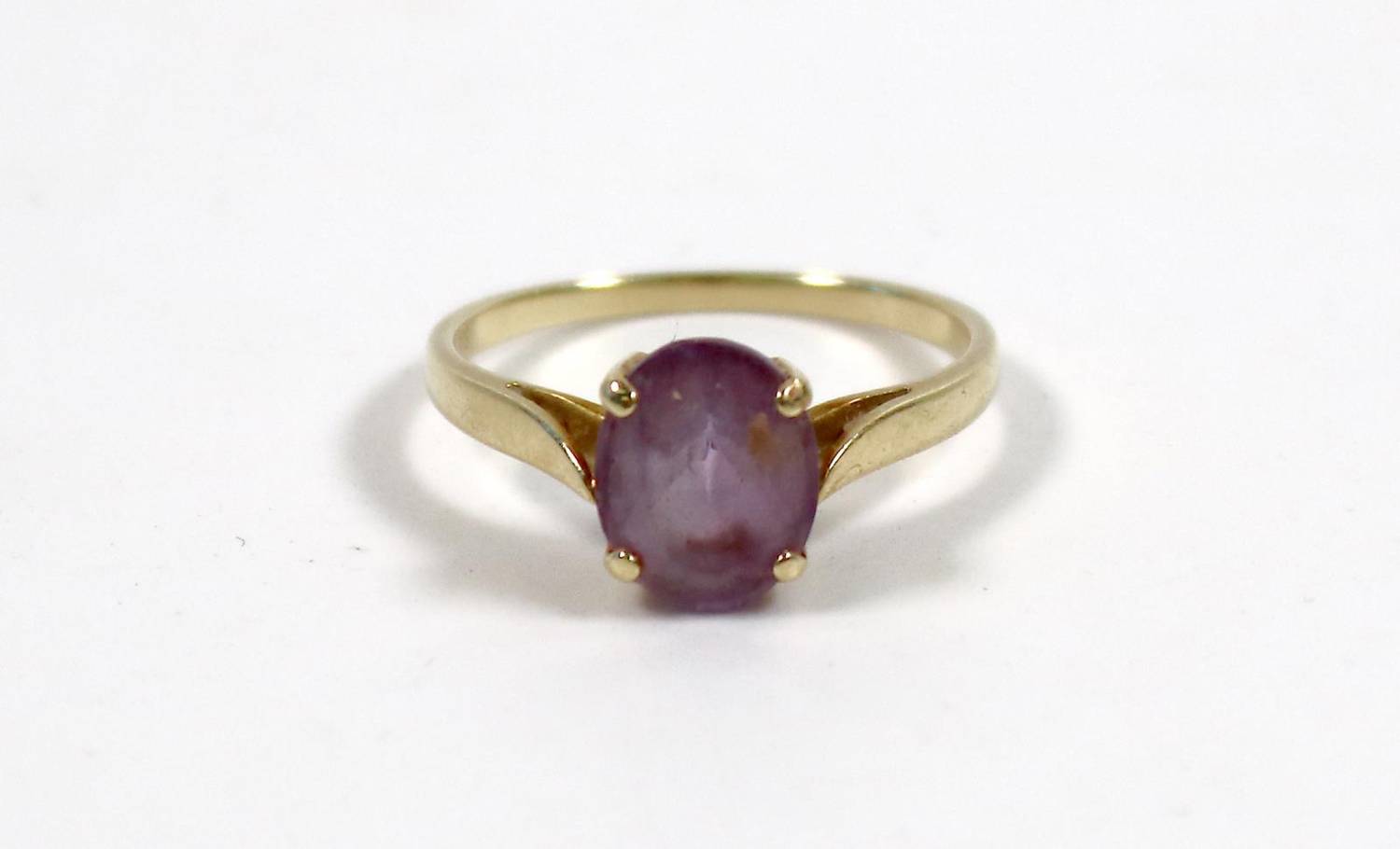 Große Abbildung Nr.1: 138-3114 Amethystring 585: (Schmuck, Ringe)