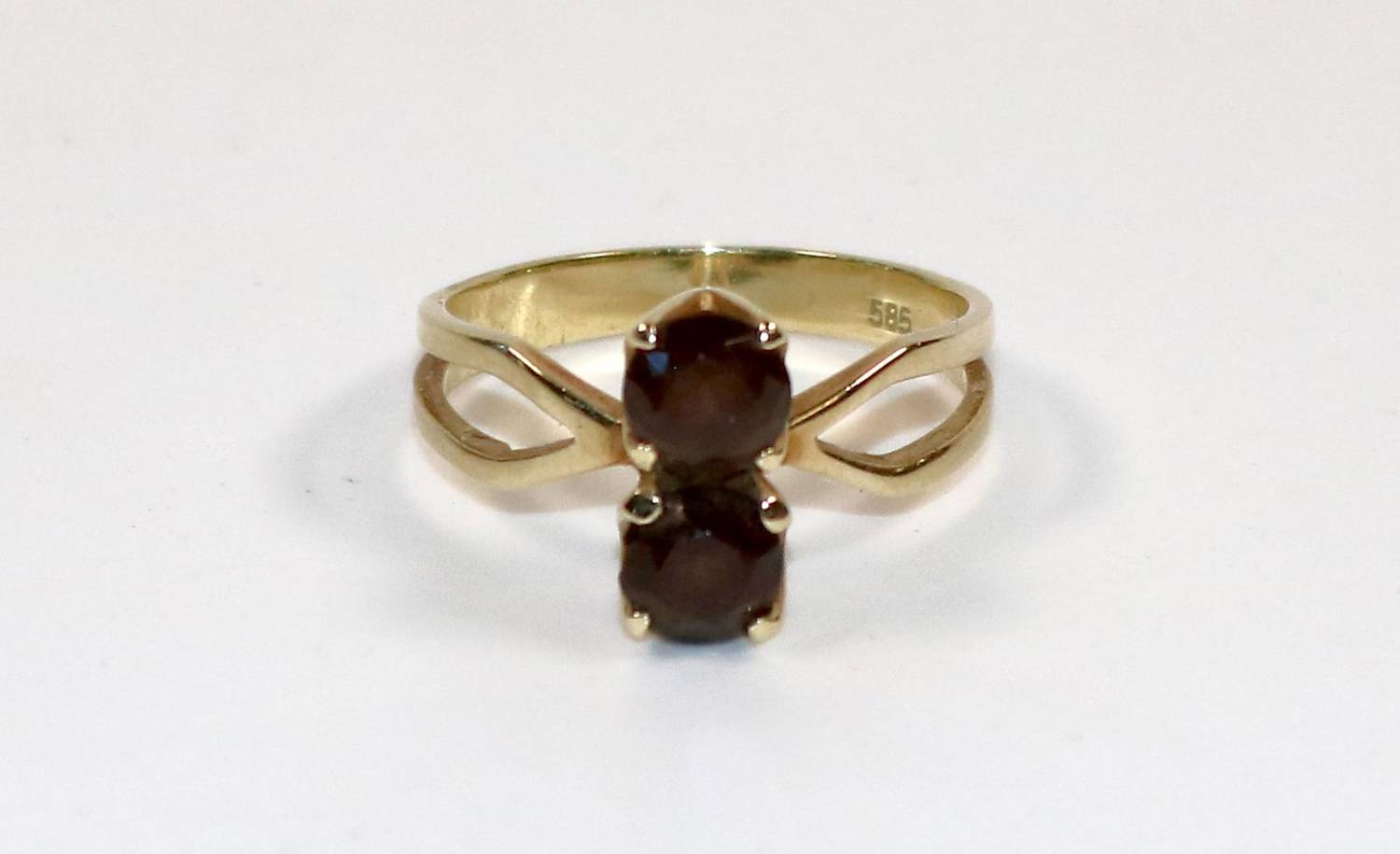 Große Abbildung Nr.1: 138-3119 Rauchquarz Damenring: (Schmuck, Ringe)