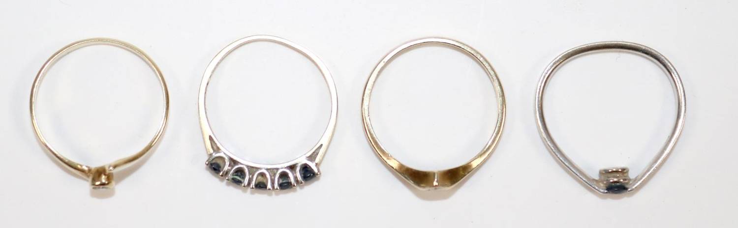 Große Abbildung Nr.2: 138-3120 Vier Damenringe,: (Schmuck, Ringe)