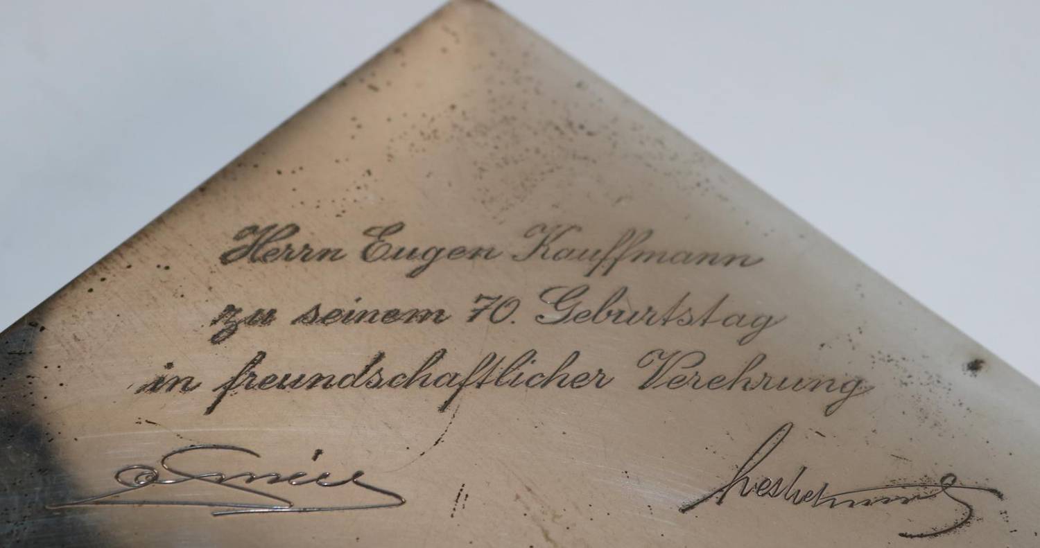 Große Abbildung Nr.4: 138-3126 Friedrich Läger Art Déco: (Silber)