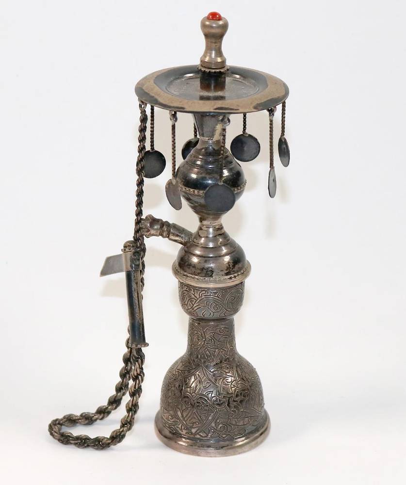 Große Abbildung Nr.1: 138-3130 Miniaturshisha Ägypten.: (Silber)