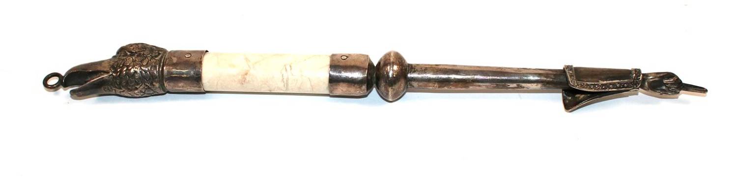 Große Abbildung Nr.2: 138-3133 Thorazeiger mit Adlerkopf.: (Silber)