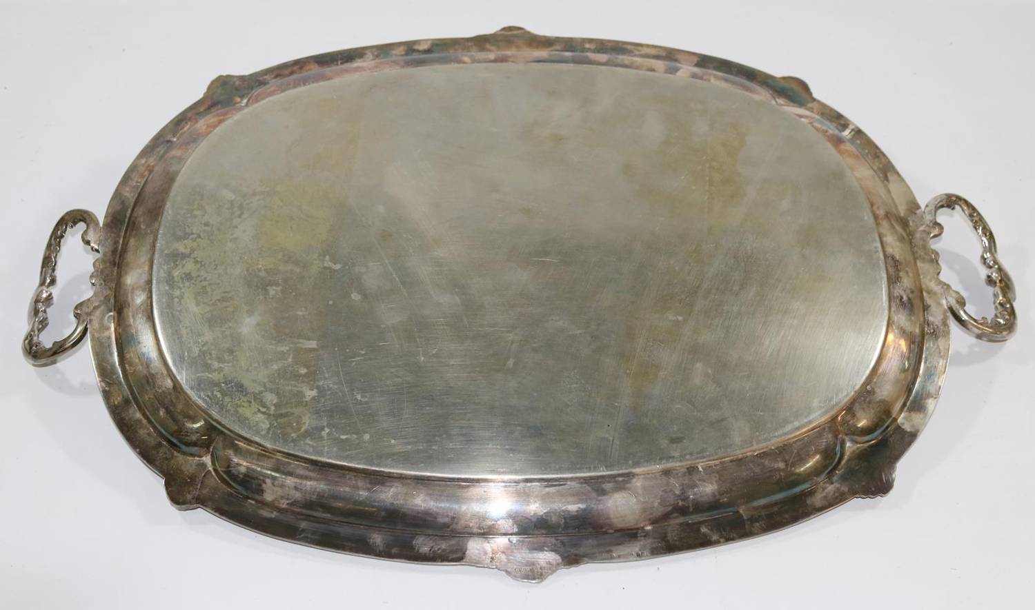 Große Abbildung Nr.2: 138-3136 Christofle Großes Tablett.: (Silber, Versilbertes)