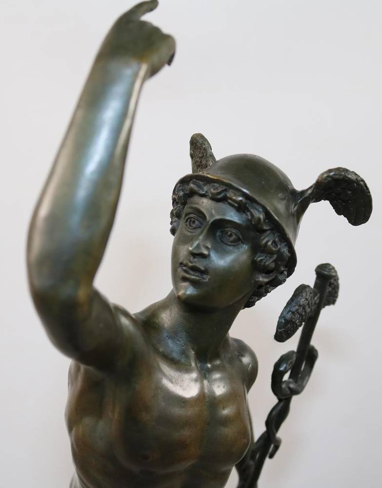 Große Abbildung Nr.3: 138-3146 Fliegender Merkur,: (Skulpturen - Plastiken)