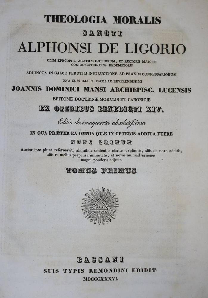 Große Abbildung Nr.1: 138-315 Sammlung: (Alte Drucke, Handschriften und Theologie)
