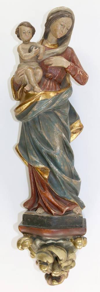 Große Abbildung Nr.1: 138-3154 Madonna: (Skulpturen - Plastiken, Religiöse Volkskunst)