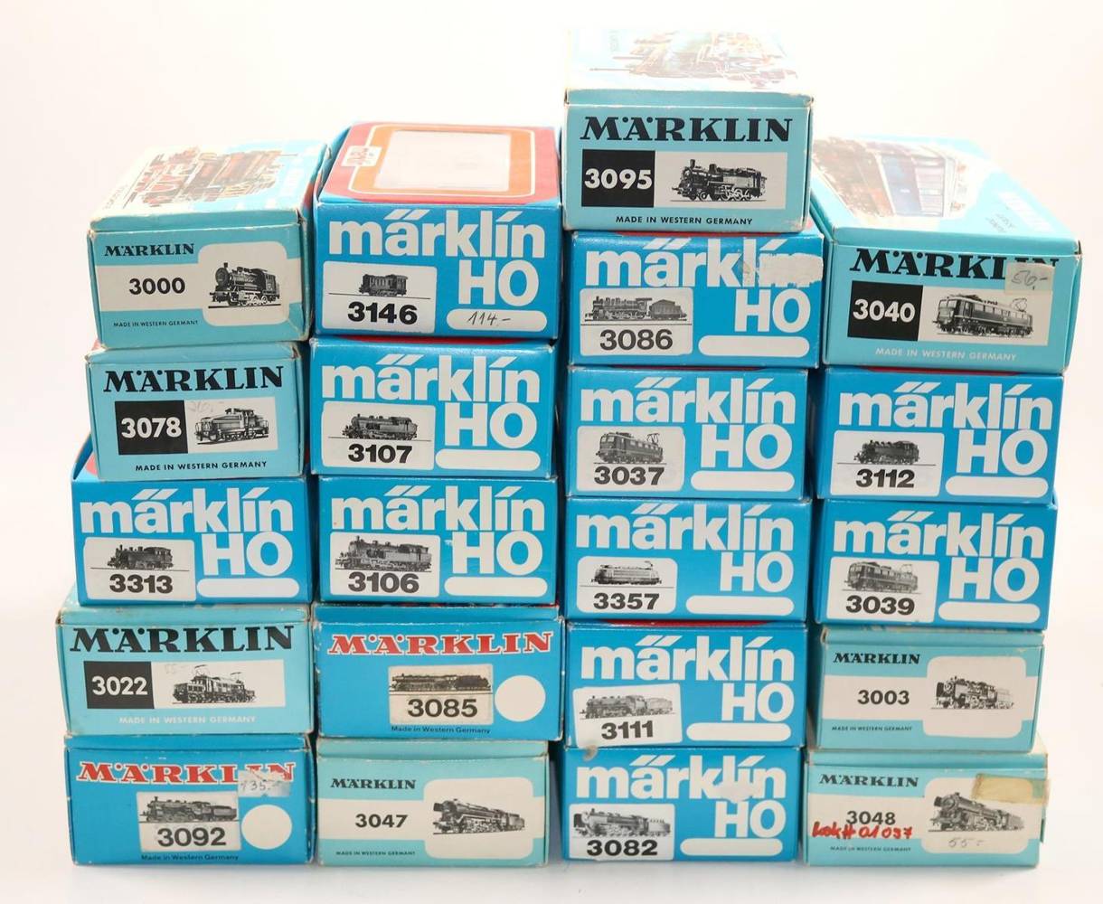 Große Abbildung Nr.2: 138-3159 Lokomotivensammlung Märklin H0.: (Spielzeug, Eisenbahn, Märklin)