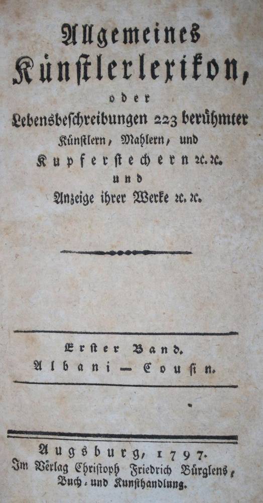 Große Abbildung Nr.1: 138-317 Sammlung: (Alte Drucke, Handschriften und Theologie)