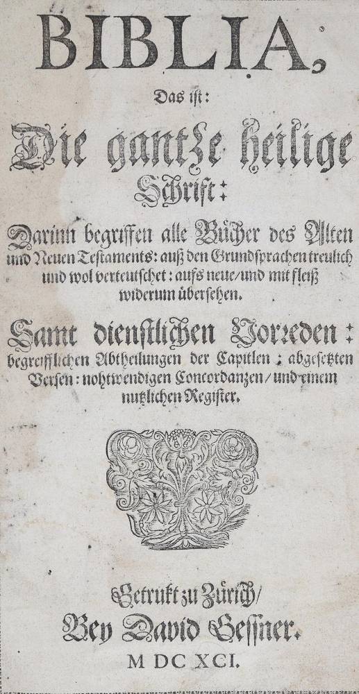 Große Abbildung Nr.1: 138-32 Biblia: (Bibeln)
