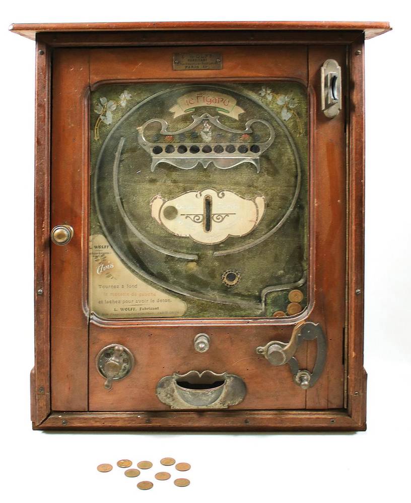 Große Abbildung Nr.1: 138-3220 Kugelschleuder-Spielautomat.: (Spielzeug)