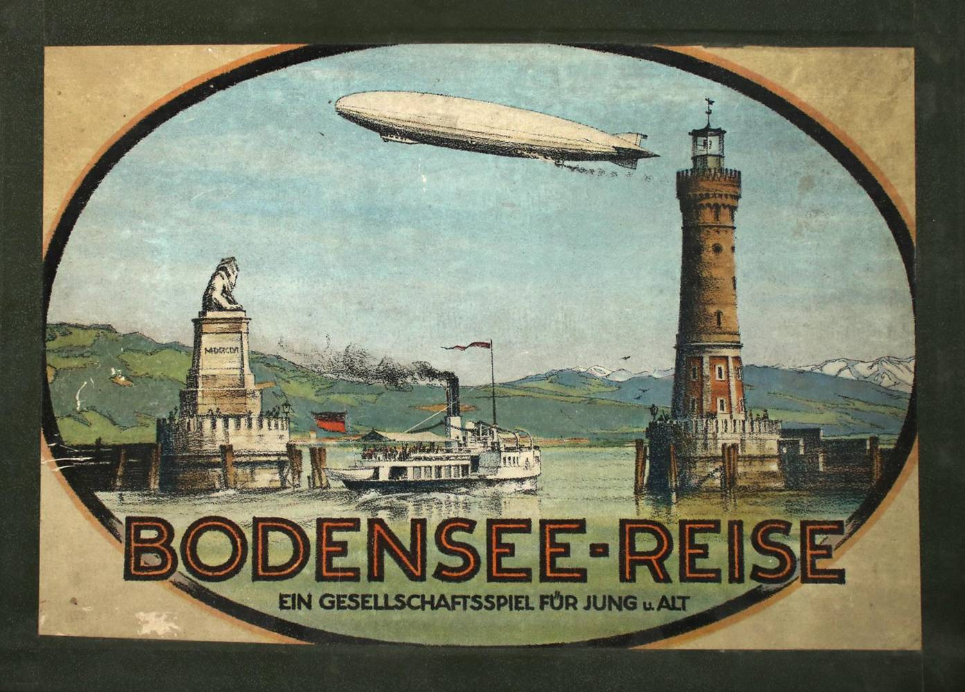 Große Abbildung Nr.2: 138-3227 Seltene Brettspiele.: (Spielzeug, Zeppelin)