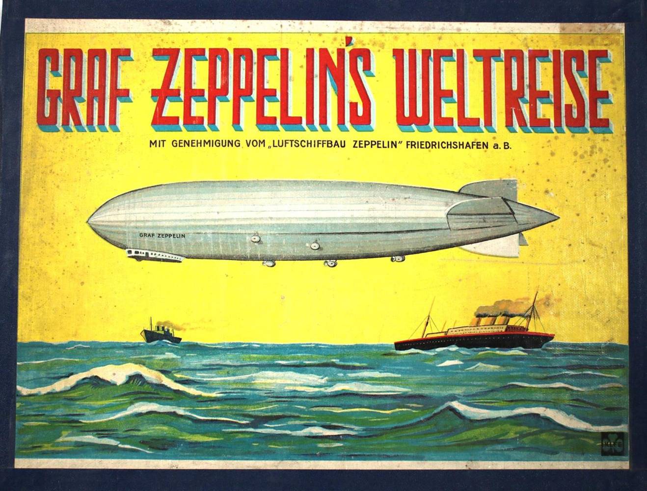 Große Abbildung Nr.3: 138-3227 Seltene Brettspiele.: (Spielzeug, Zeppelin)
