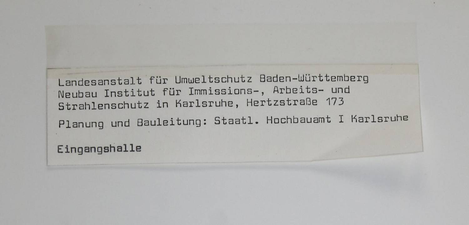 Große Abbildung Nr.4: 138-3261 Karlsruhe.: (Photographie)