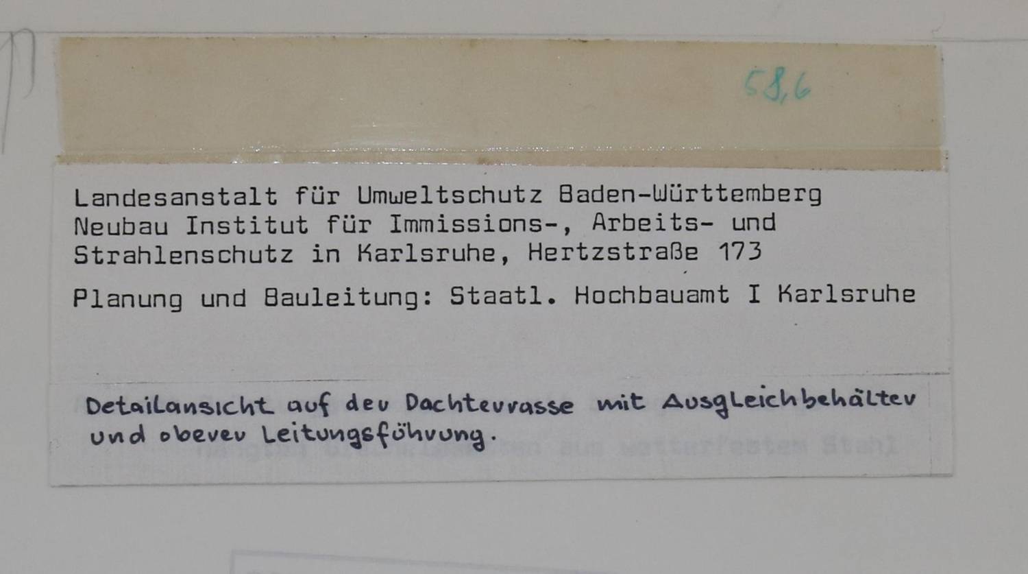 Große Abbildung Nr.8: 138-3261 Karlsruhe.: (Photographie)