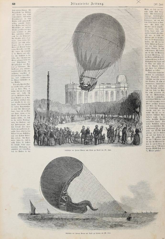 Große Abbildung Nr.3: 138-3282 Freiluftballone.: (Varia, Aeronautik)