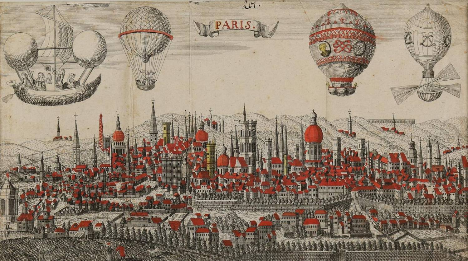 Große Abbildung Nr.1: 138-3286 Montgolfière.: (Varia, Aeronautik)