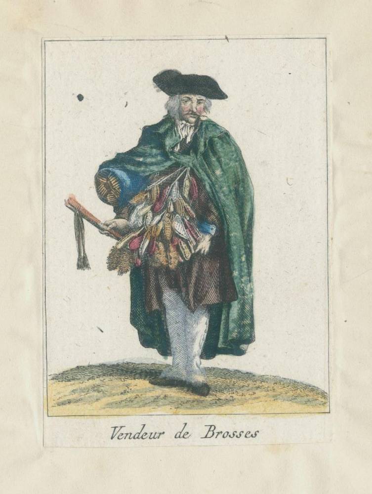 Große Abbildung Nr.1: 138-3298 Besenbinder u. Bürsenmacher.: (Varia, Berufe)