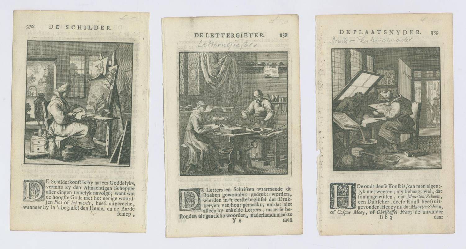 Große Abbildung Nr.2: 138-3299 Buchdrucker u.a.: (Varia, Berufe)