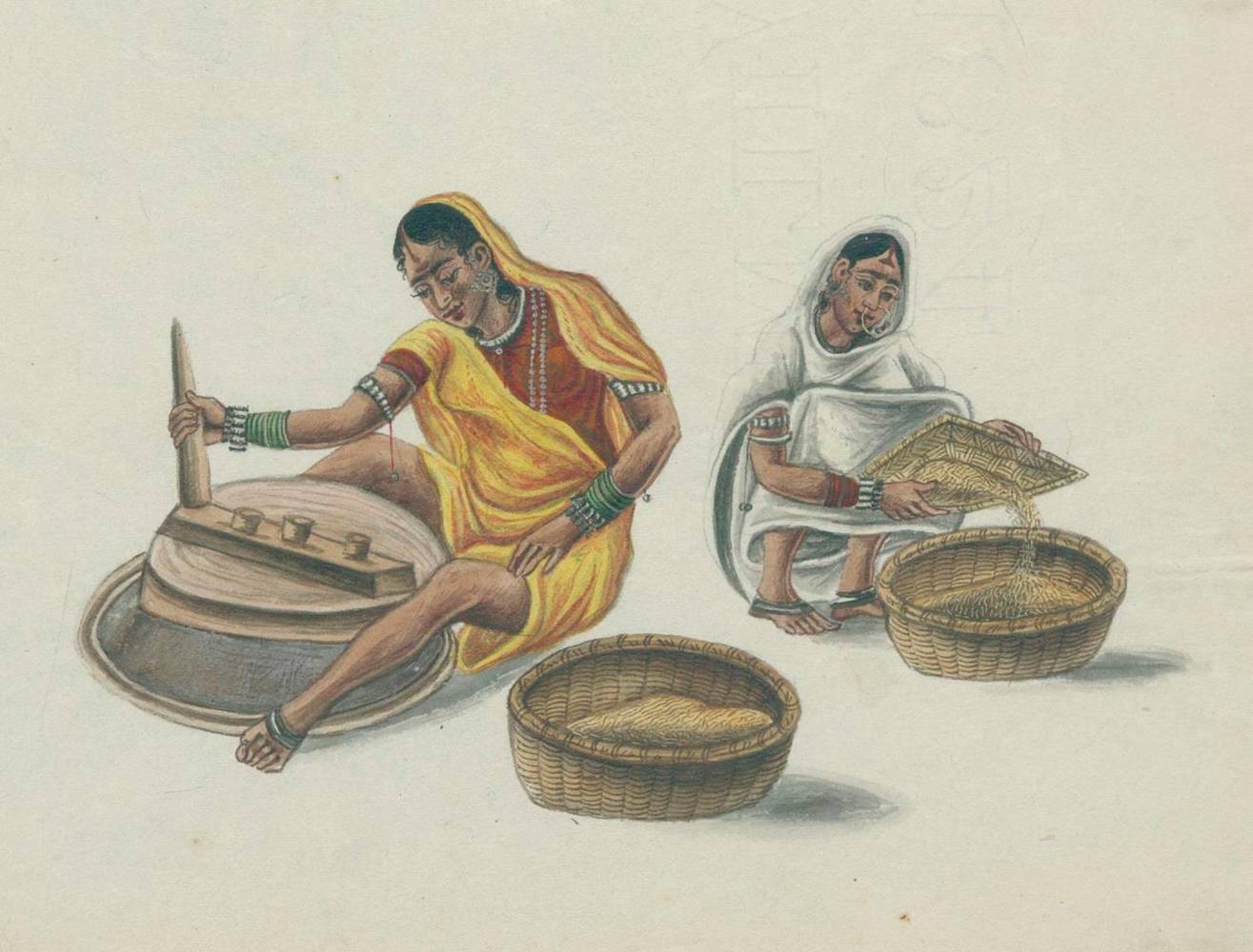 Große Abbildung Nr.1: 138-3307 Indischer Kulturkreis.: (Varia, Berufe)