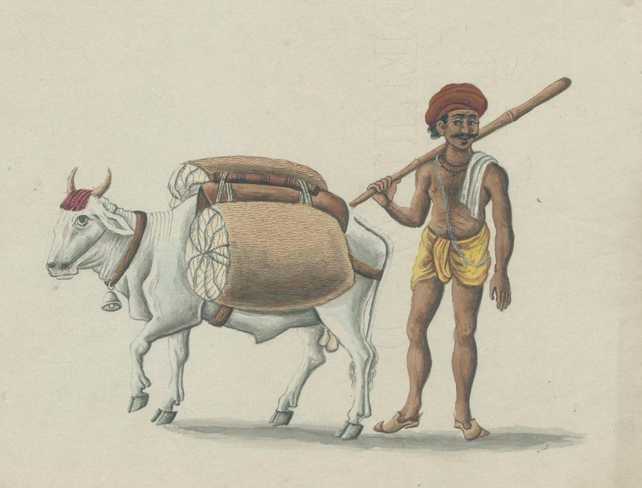 Große Abbildung Nr.2: 138-3307 Indischer Kulturkreis.: (Varia, Berufe)