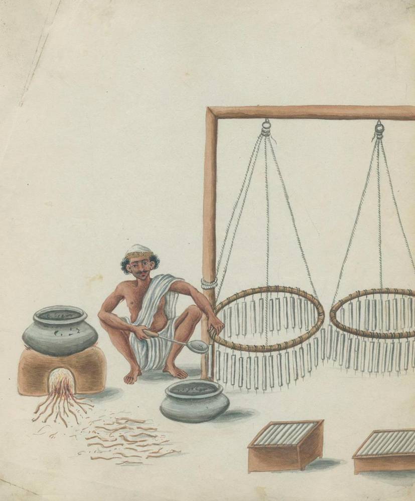 Große Abbildung Nr.3: 138-3307 Indischer Kulturkreis.: (Varia, Berufe)