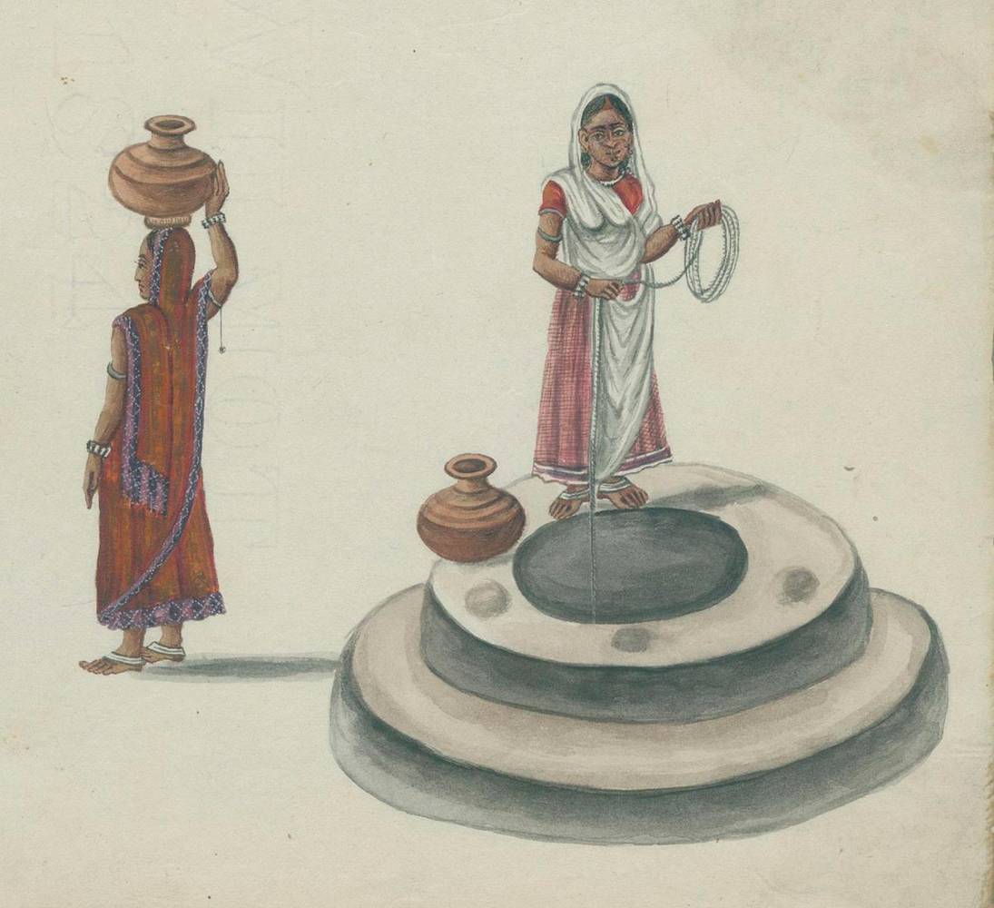 Große Abbildung Nr.4: 138-3307 Indischer Kulturkreis.: (Varia, Berufe)