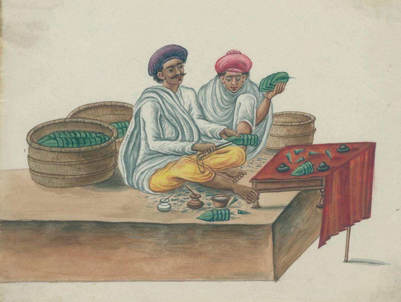 Große Abbildung Nr.5: 138-3307 Indischer Kulturkreis.: (Varia, Berufe)