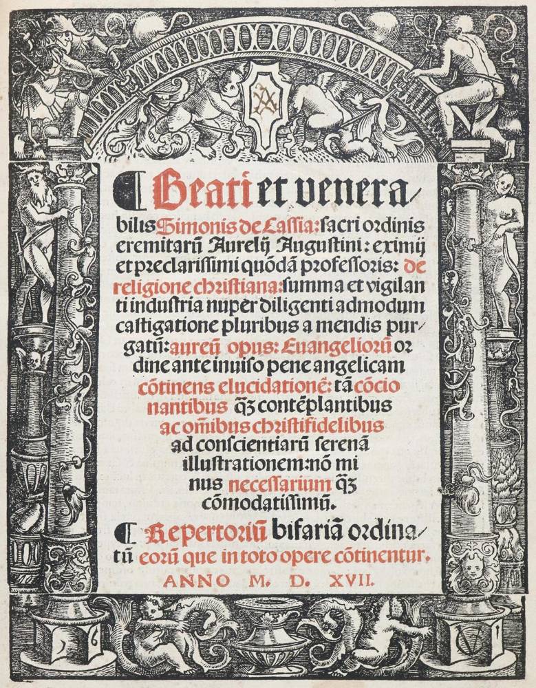 Große Abbildung Nr.1: 138-332 Simon aus Cascia.: (Alte Drucke, Handschriften und Theologie)
