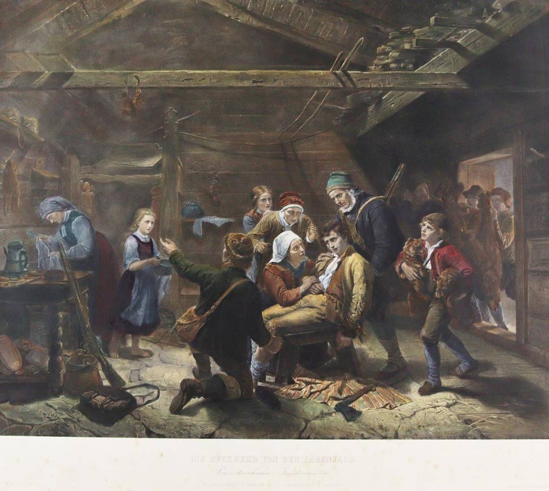 Große Abbildung Nr.1: 138-3358 Bärenjagd.: (Varia, Jagd)
