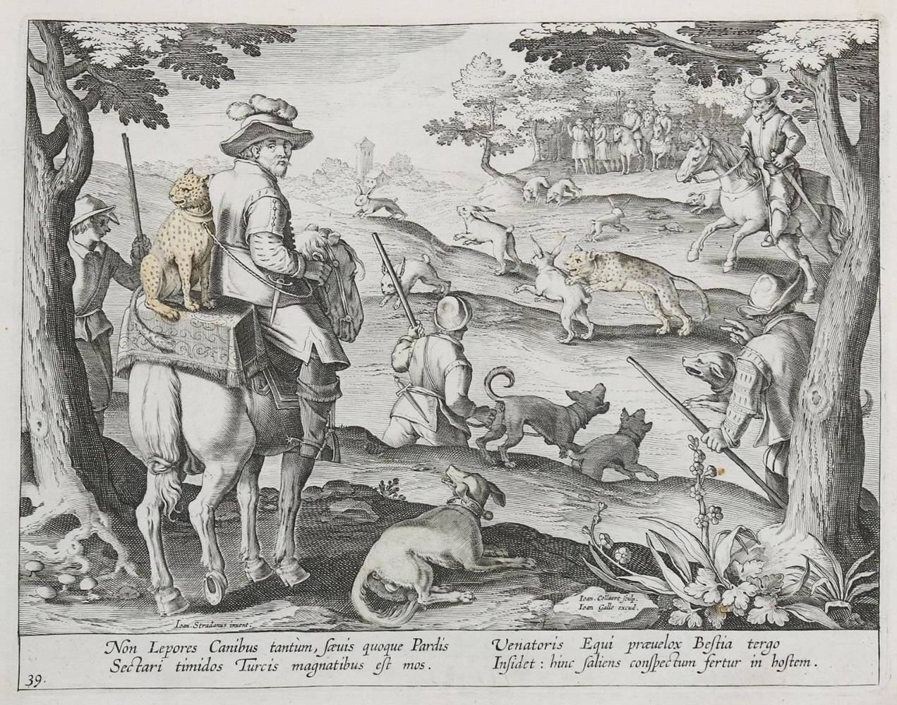 Große Abbildung Nr.24: 138-3363 Stradanus,J.: (Varia, Jagd)