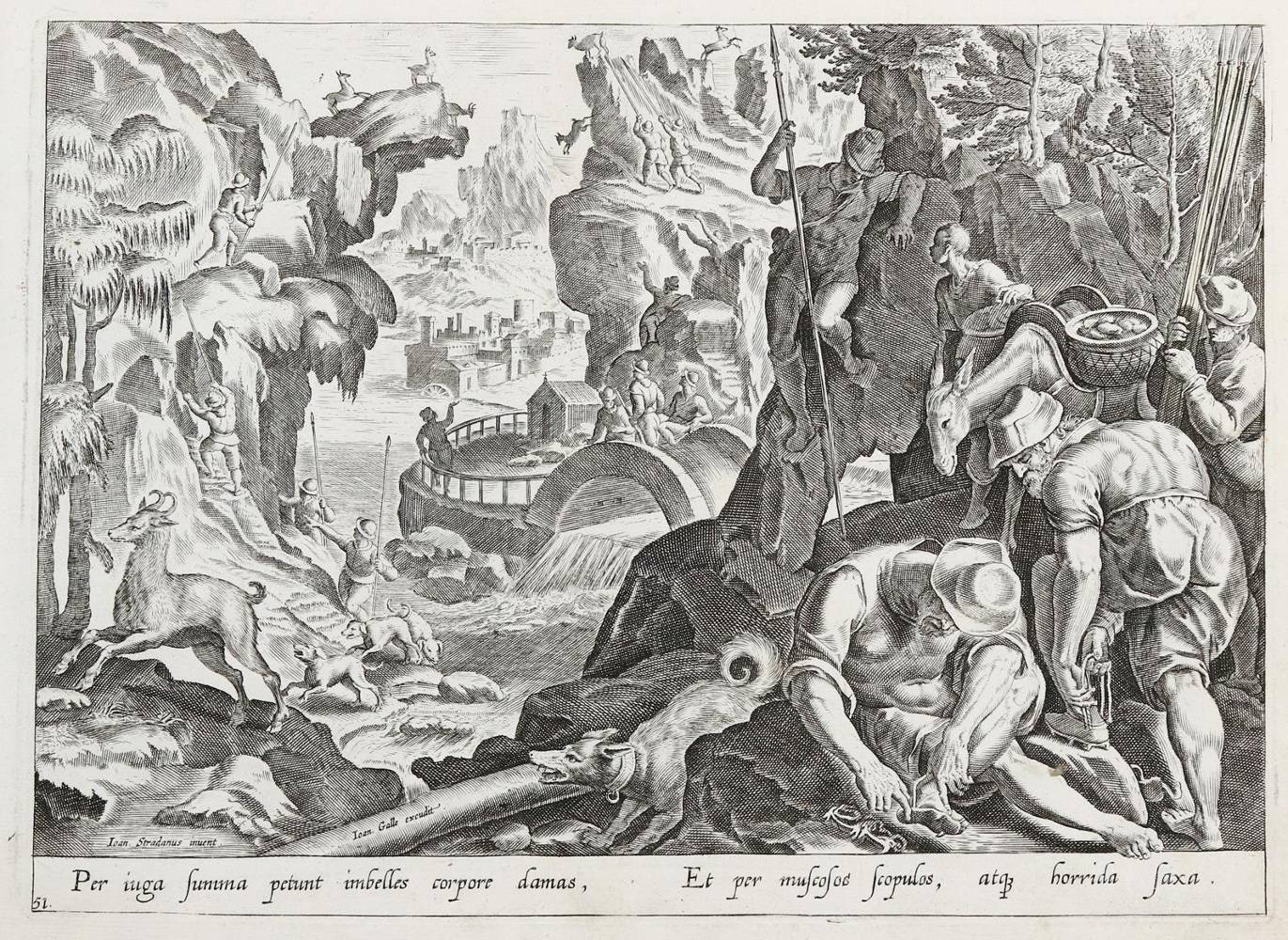 Große Abbildung Nr.27: 138-3363 Stradanus,J.: (Varia, Jagd)