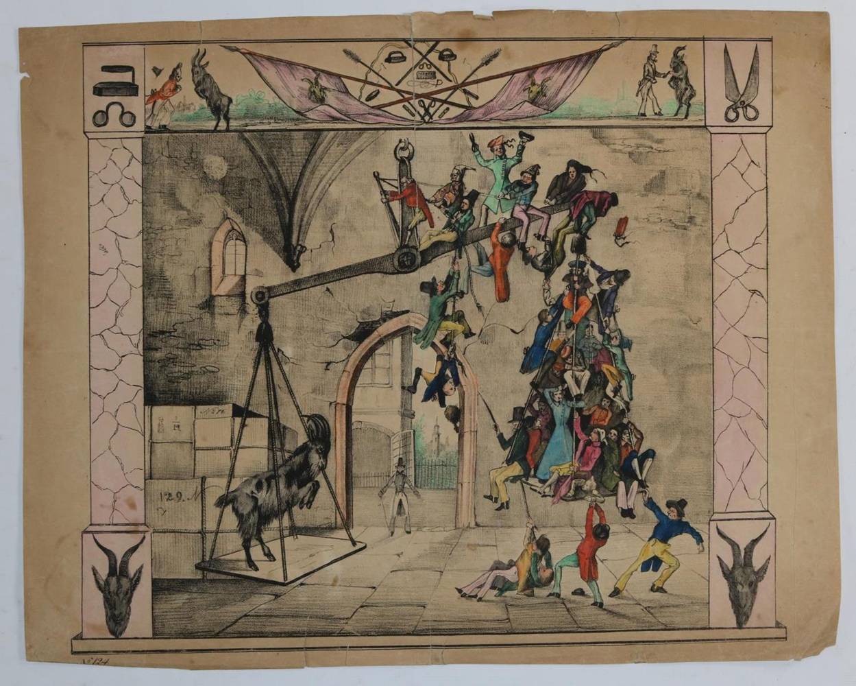 Große Abbildung Nr.7: 138-3369 Konvolut: (Varia, Karikatur)
