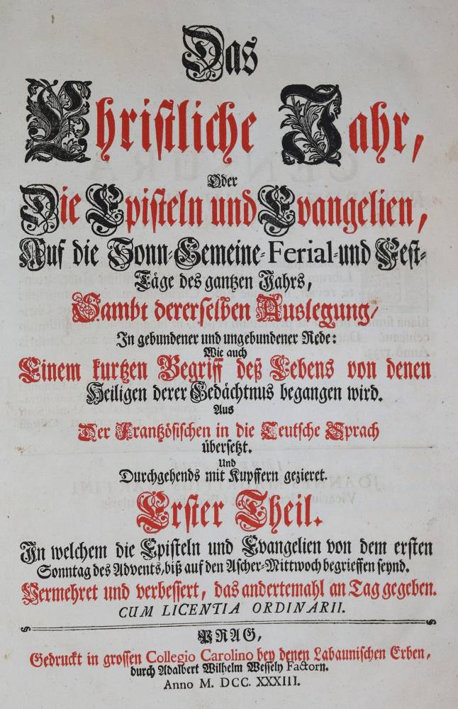 Große Abbildung Nr.1: 138-339 (Sporck,F.A.v.).: (Alte Drucke, Handschriften und Theologie)