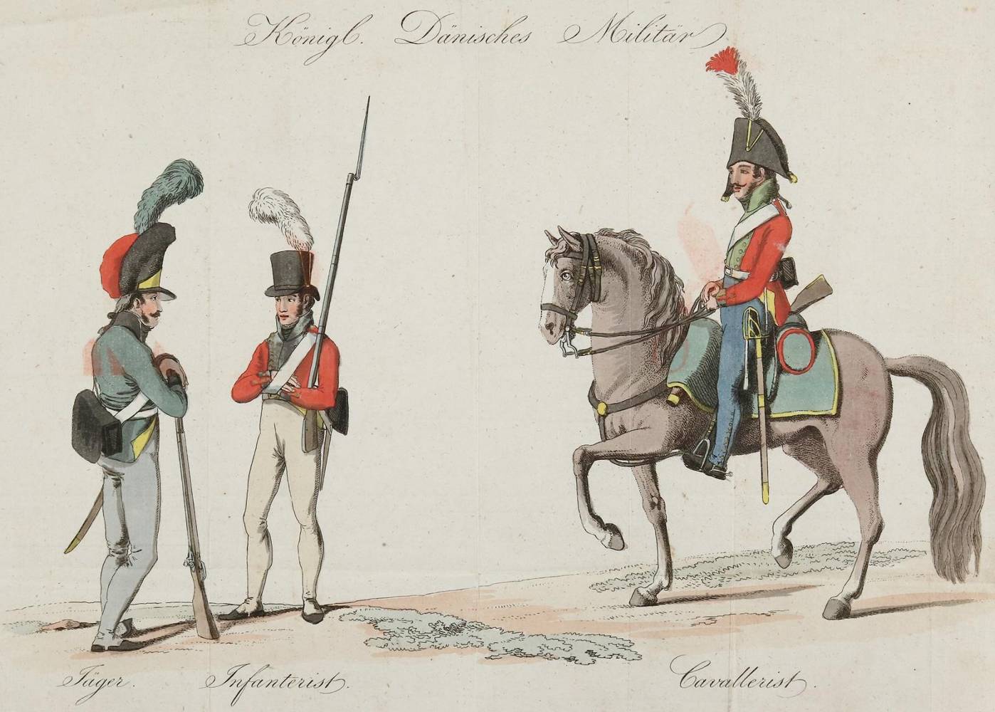 Große Abbildung Nr.1: 138-3395 Uniformdarstellungen,: (Varia, Militaria)