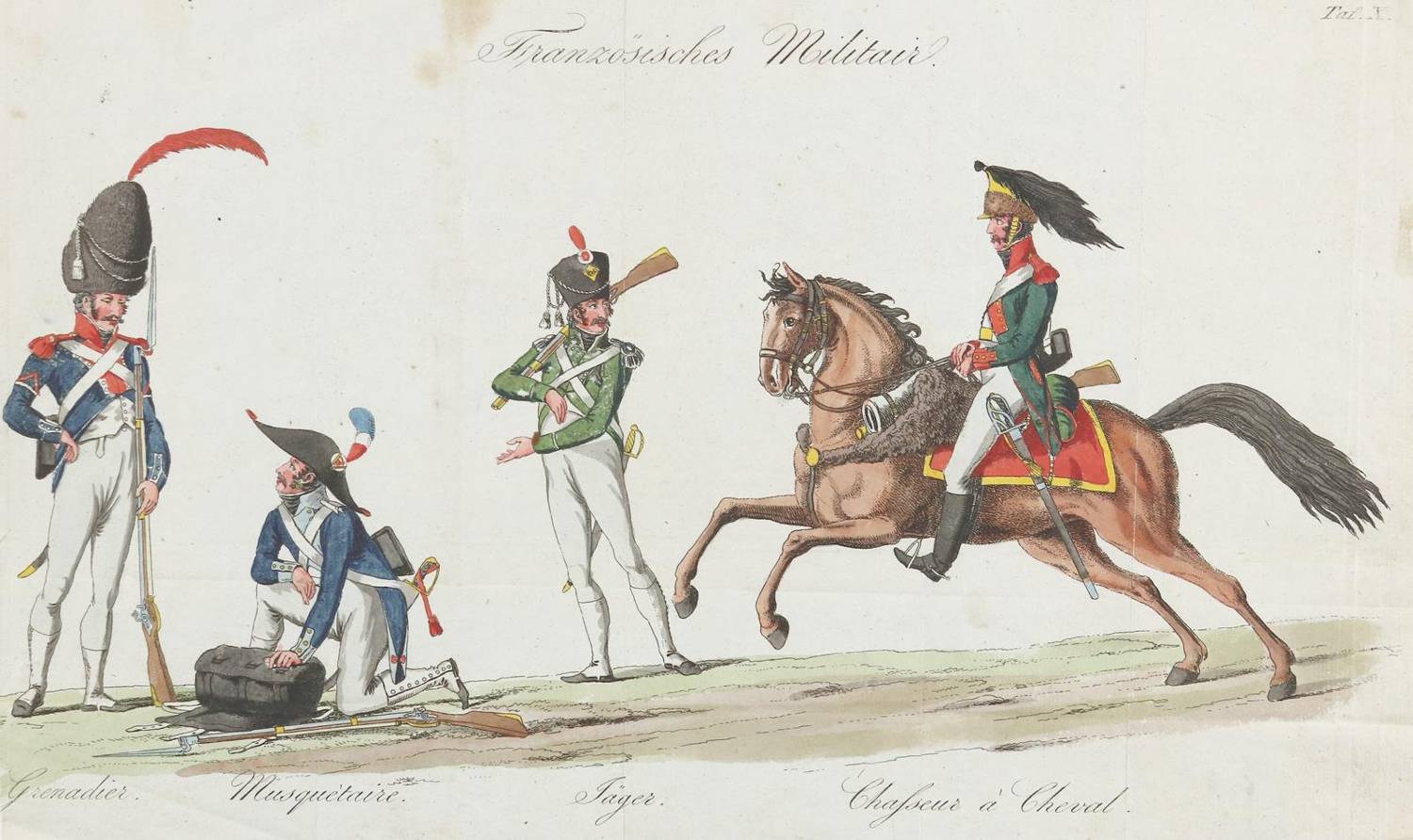 Große Abbildung Nr.2: 138-3395 Uniformdarstellungen,: (Varia, Militaria)