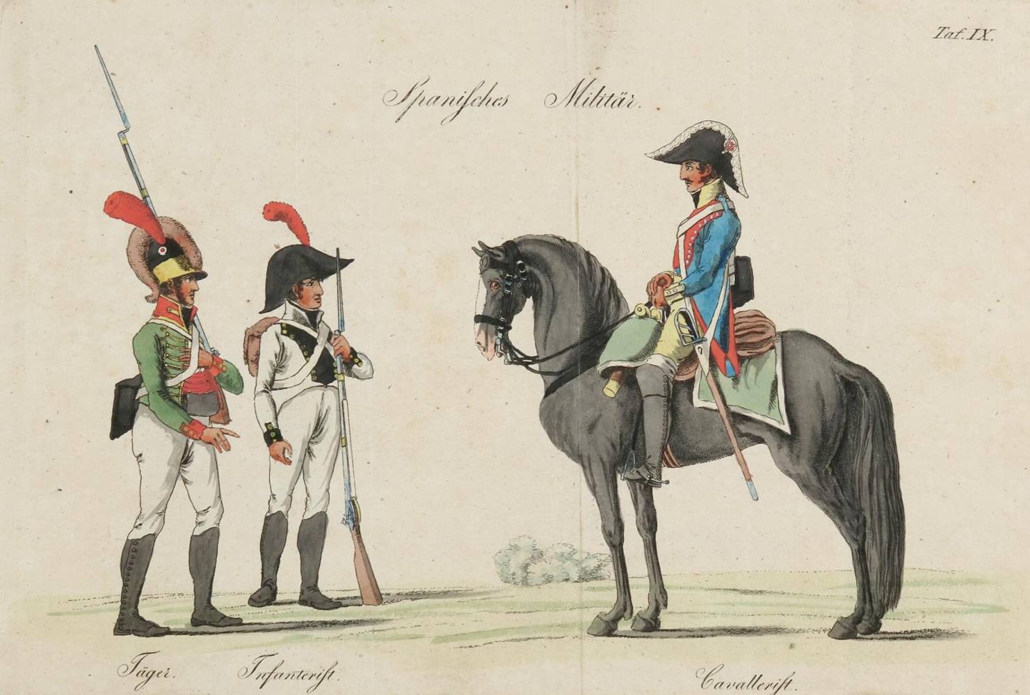 Große Abbildung Nr.21: 138-3395 Uniformdarstellungen,: (Varia, Militaria)
