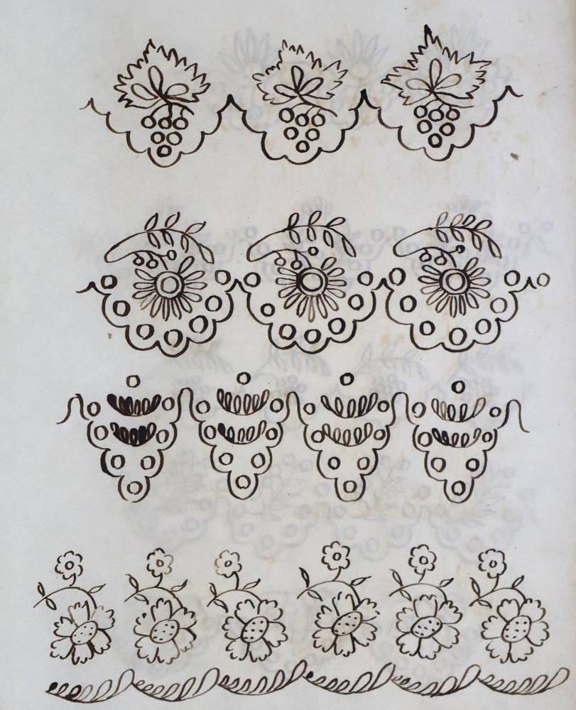 Große Abbildung Nr.2: 138-3408 Zeichenheft: (Varia, Pflanzenornamente)