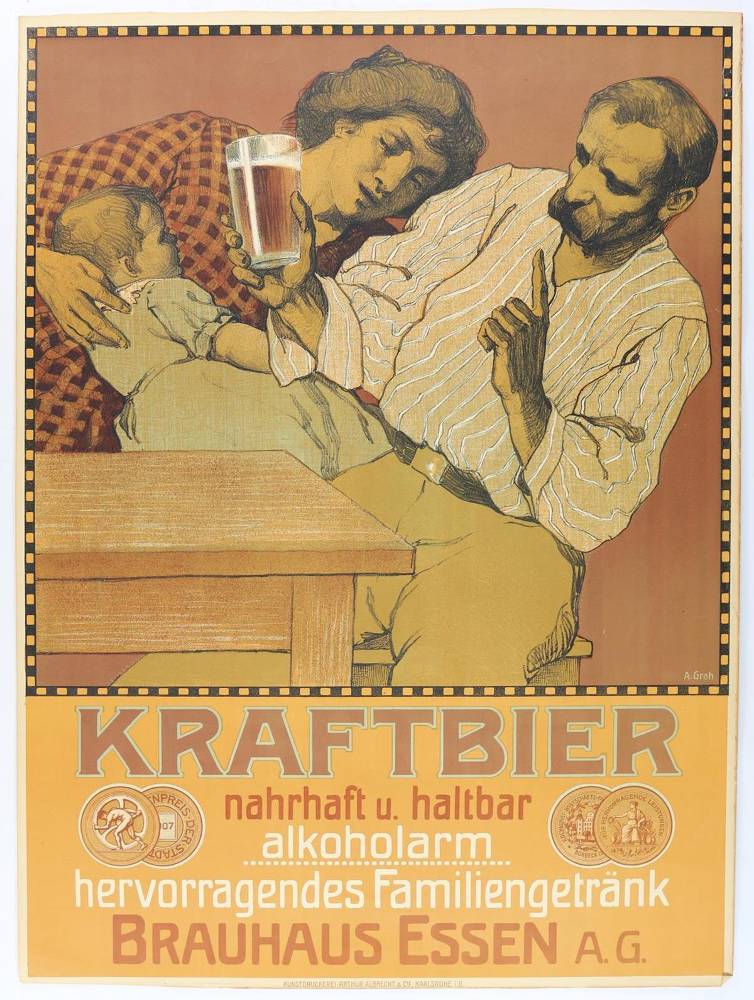 Große Abbildung Nr.1: 138-3409 Kraftbier,: (Varia, Plakate)