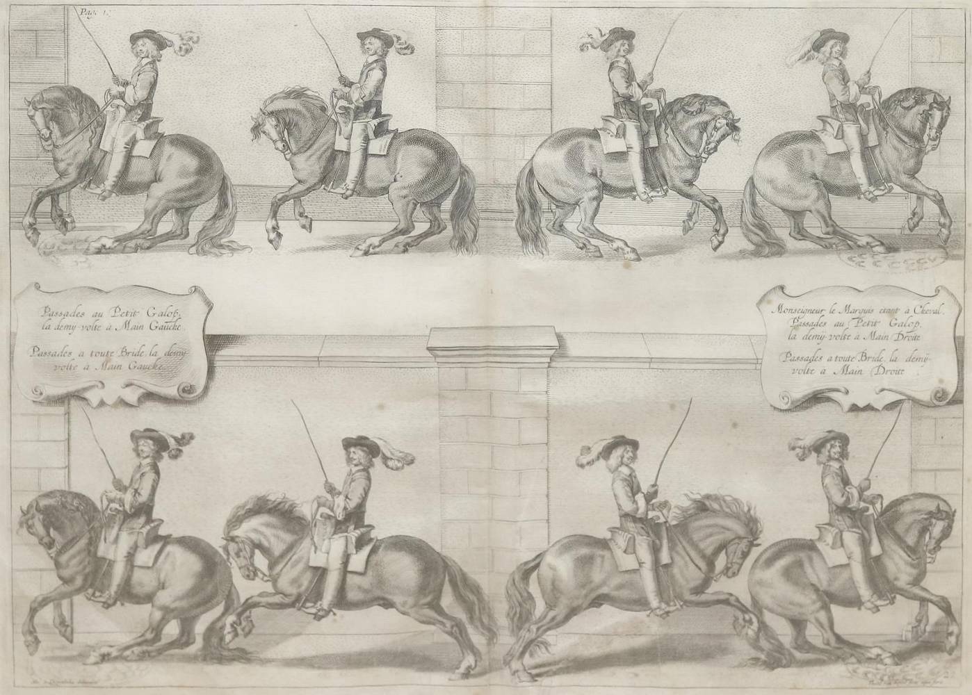Große Abbildung Nr.1: 138-3418 Passade.: (Varia, Reitsport)