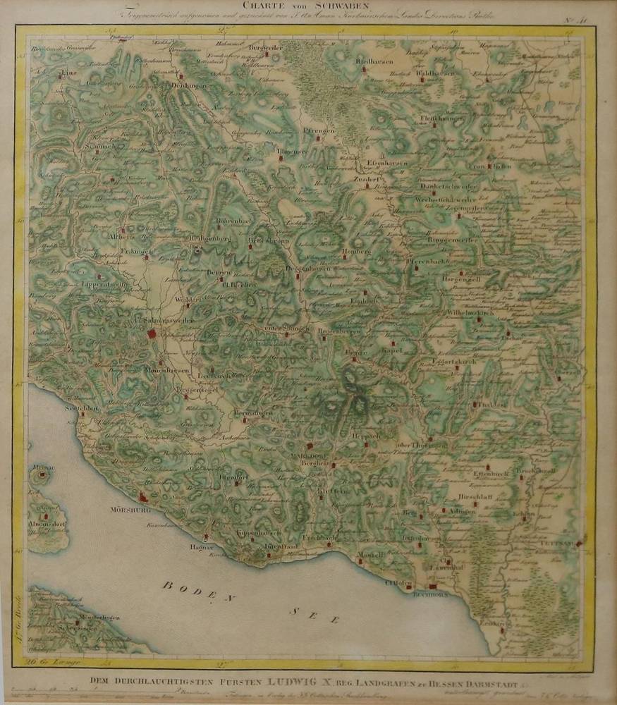 Große Abbildung Nr.3: 138-3468 Bodenseeregion u. Schwaben.: (Deutschland)