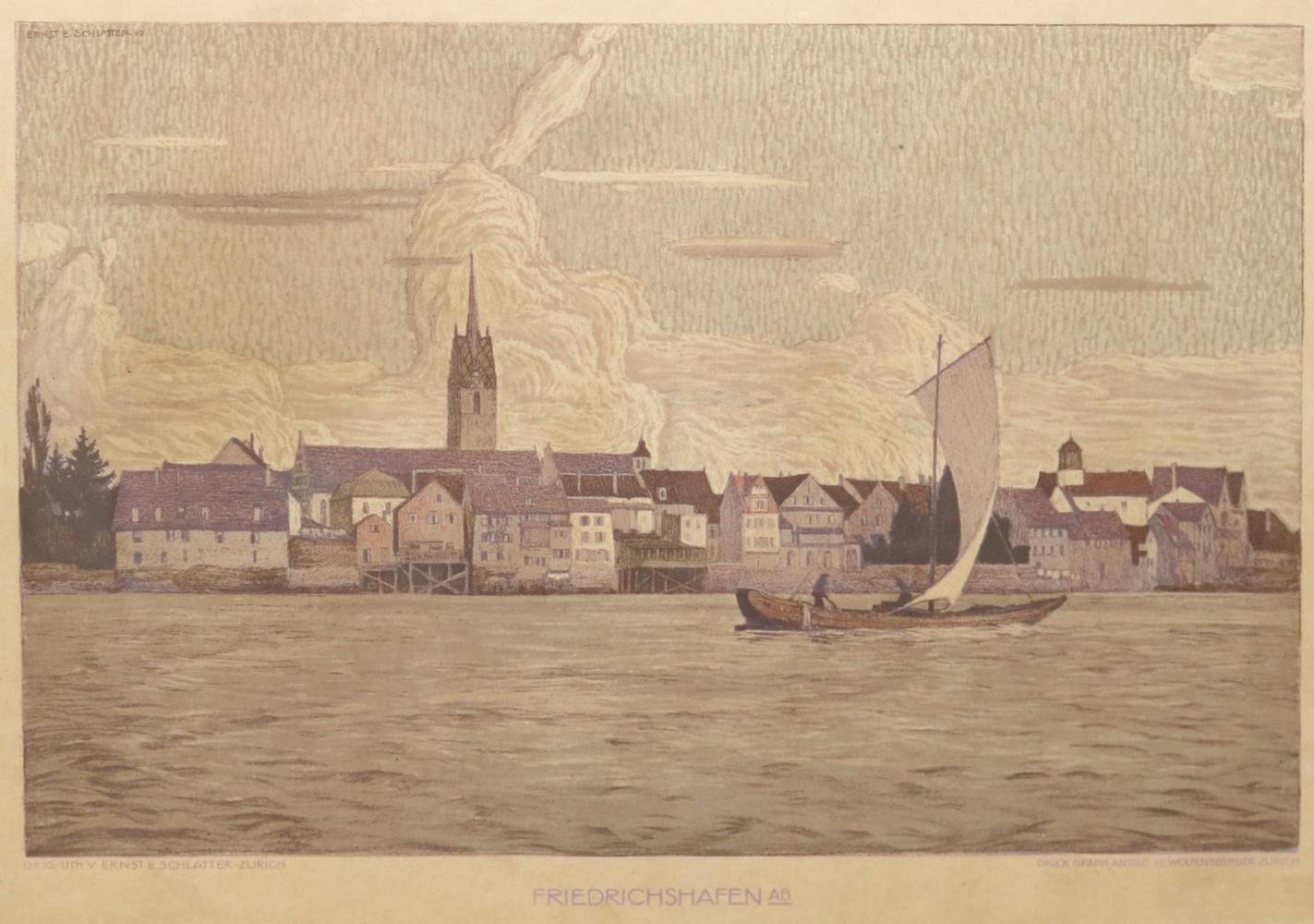 Große Abbildung Nr.1: 138-3491 Friedrichshafen am Bodensee.: (Deutschland)