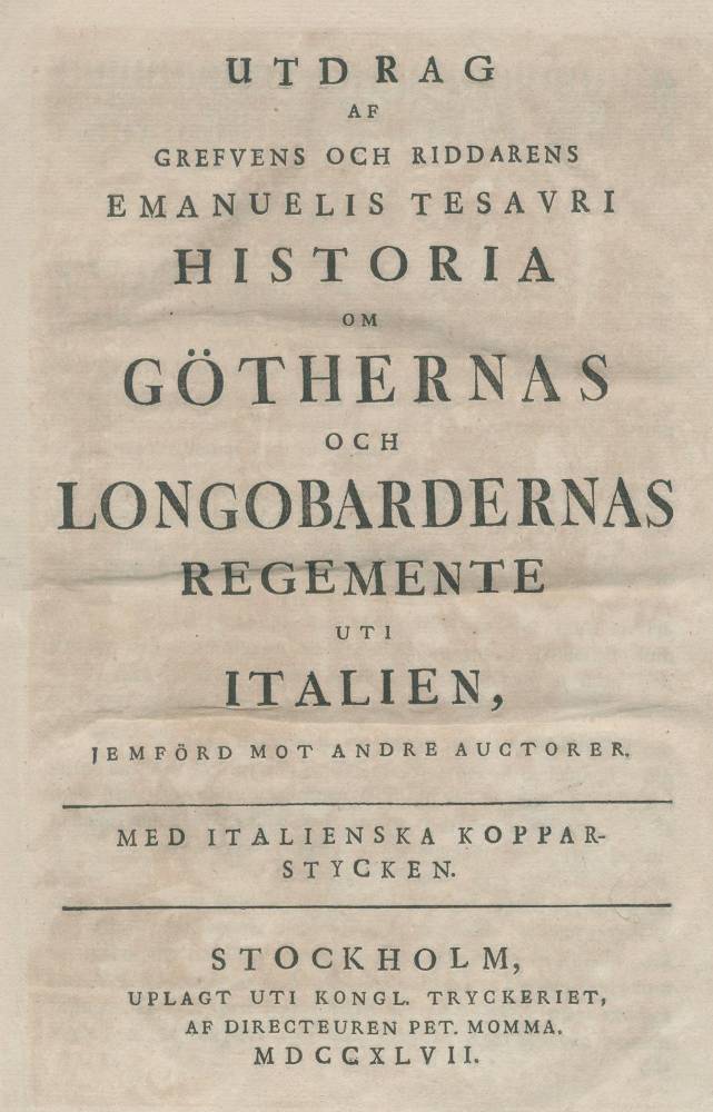 Große Abbildung Nr.3: 138-351 Tesauro, Emanuele.: (Alte Drucke, Handschriften und Theologie)