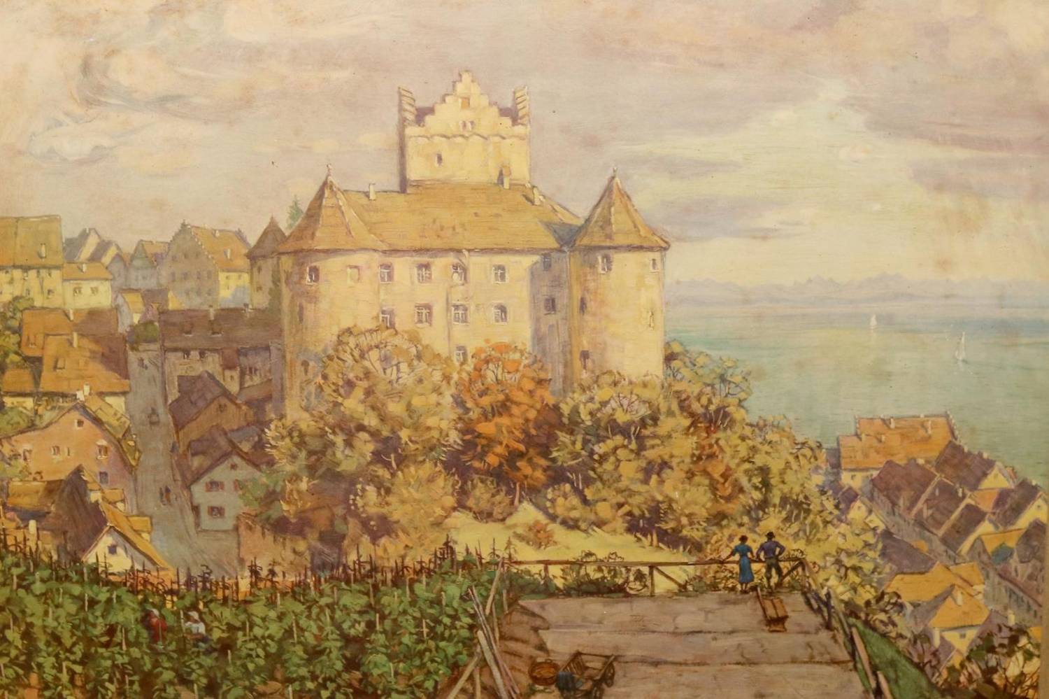 Große Abbildung Nr.1: 138-3516 Langenargen u. Schloss Montfort.: (Deutschland)