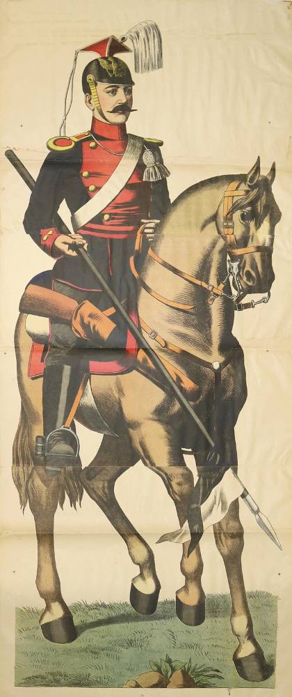 Große Abbildung Nr.1: 138-3528 Preussischer Lanzenreiter.: (Deutschland, Militaria)