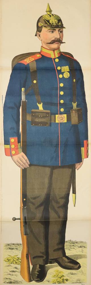 Große Abbildung Nr.1: 138-3529 Preussischer Soldat: (Deutschland, Militaria)