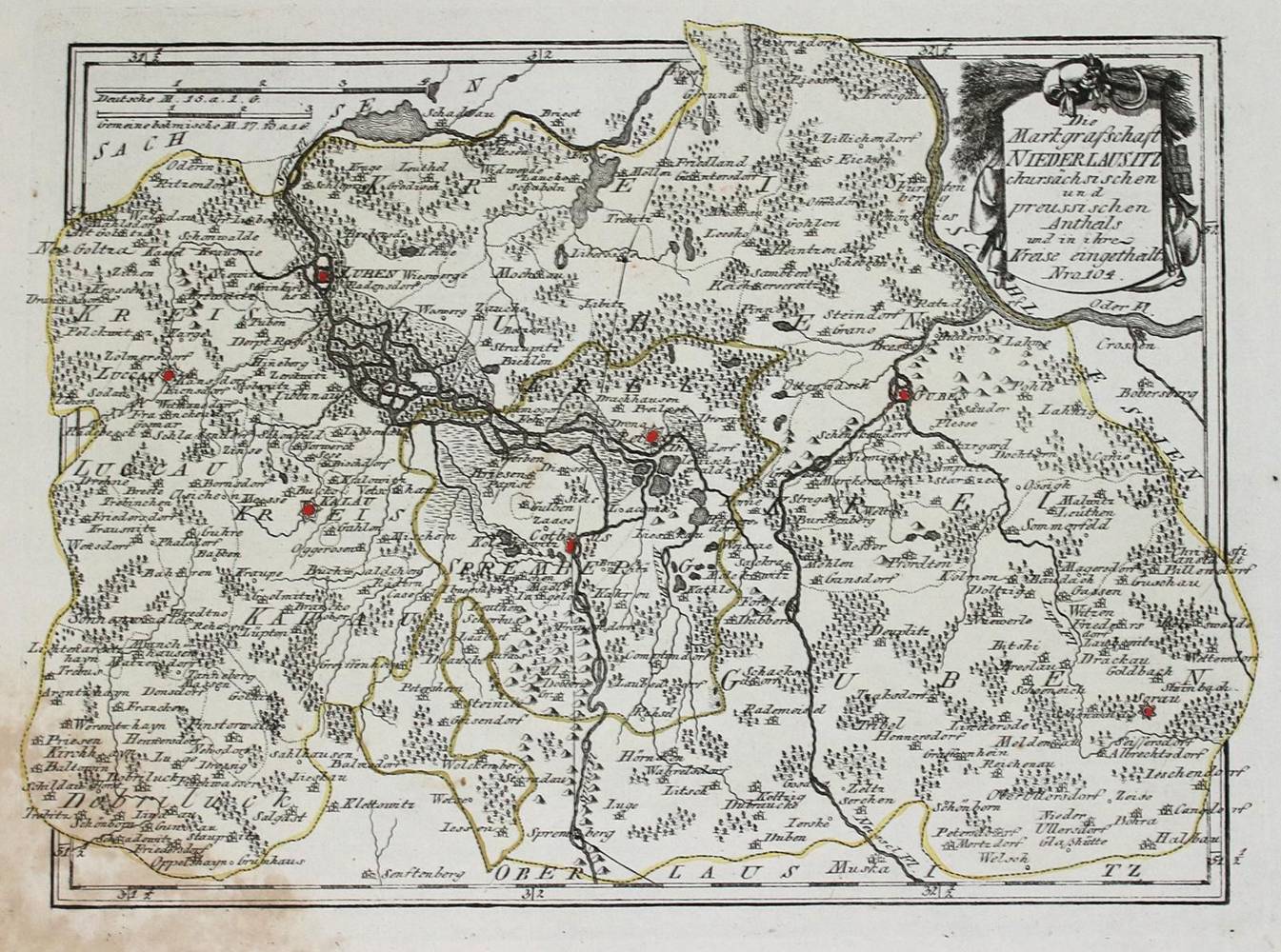 Große Abbildung Nr.2: 138-3549 Sachsen u. Thüringen.: (Deutschland)
