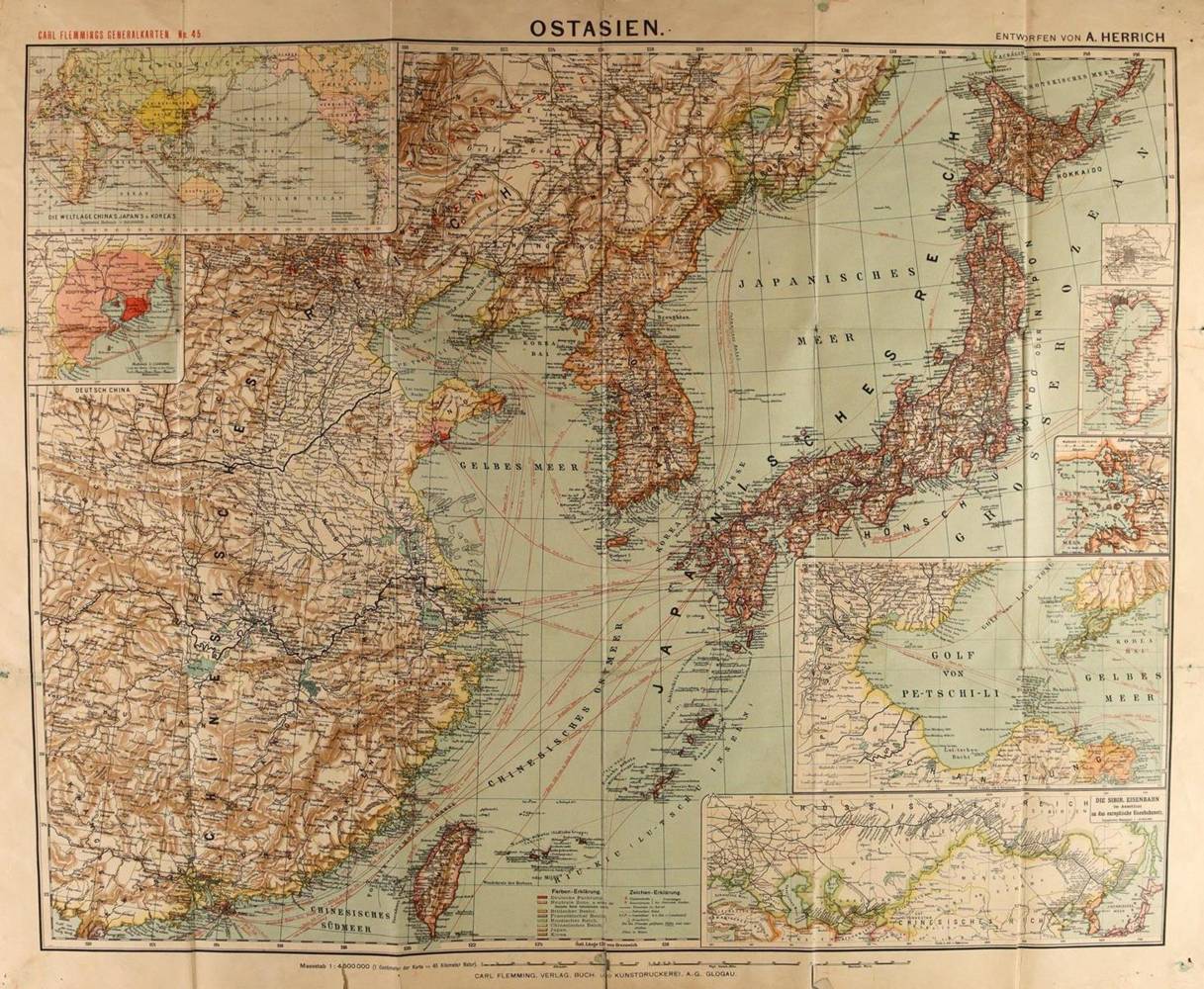 Große Abbildung Nr.3: 138-3585 Ostasien.: (Ausland, Asien)