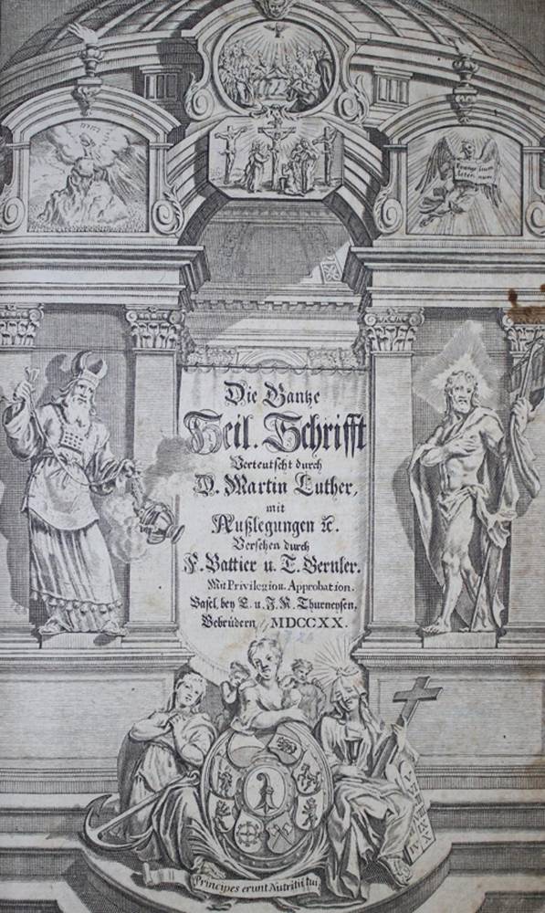 Große Abbildung Nr.1: 138-36 Biblia germanica.: (Bibeln)