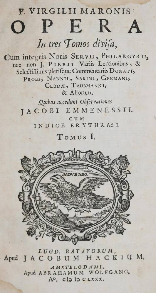 Große Abbildung Nr.2: 138-361 Vergilius,M.P.: (Alte Drucke, Handschriften und Theologie)