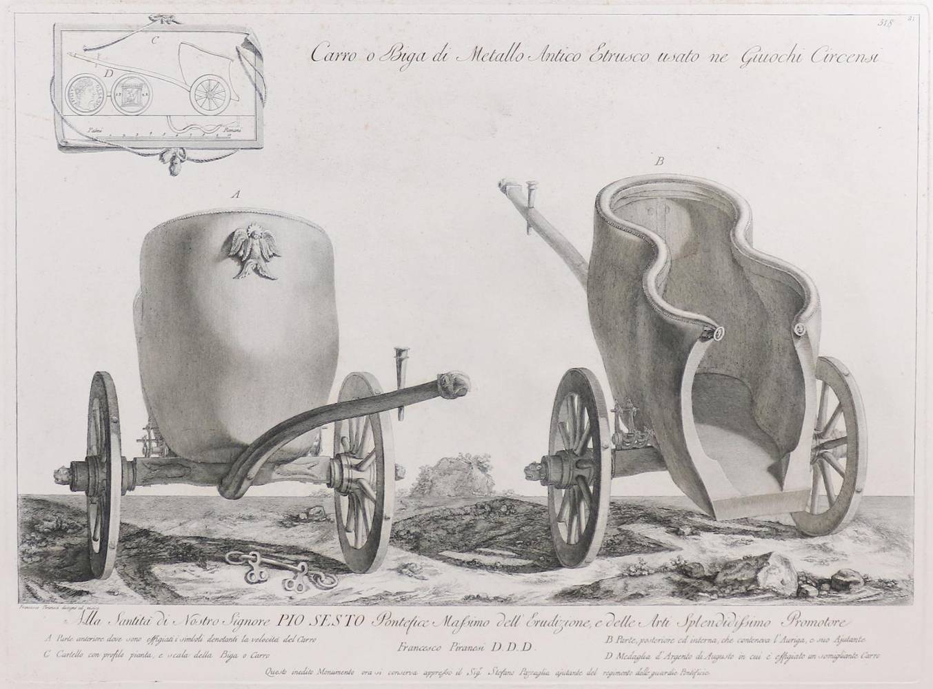 Große Abbildung Nr.1: 138-3627 Piranesi, Francesco.: (Ausland, Italien)